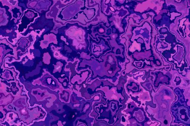 Soyut vektör illüstrasyon. Rastgele mor boya yamaları. Ultraviyole tonları.