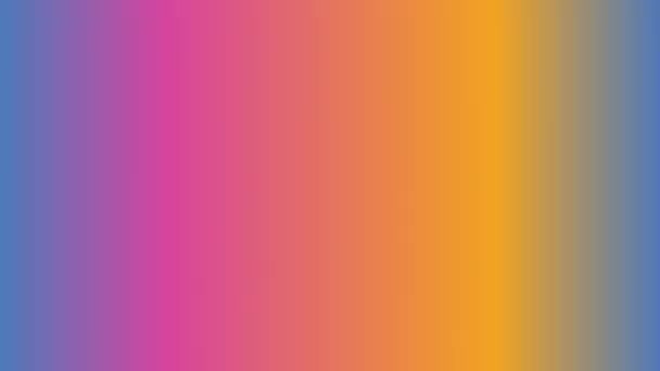 Цветной Фон Градиента Цикл Анимации Фиолетовый Оранжевый Синий — стоковое видео
