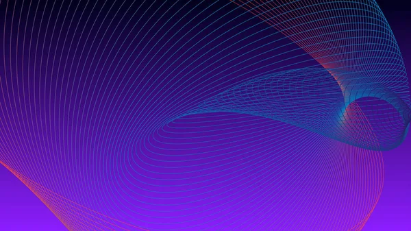 Çizgilerin soyut arka planı. Mor, mavi. Dalga.