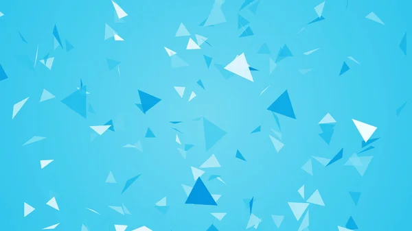 Abstract Blue Background Made Triangles Illustration — Stock Photo, Image