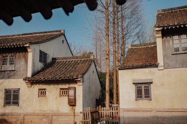 Eski şehrin sokakları duvarının yakın çekim