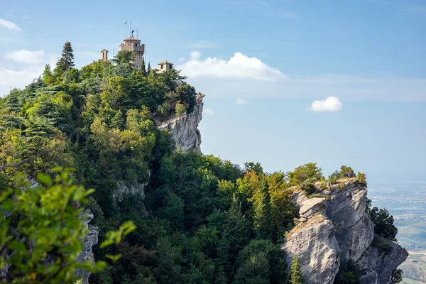 Saint Marin Italie Forteresse Guaita Sur Mont Titano — Photo