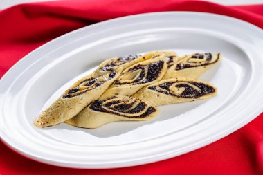 Krep haşhaş dolum krep hafta tatlı Kahvaltı