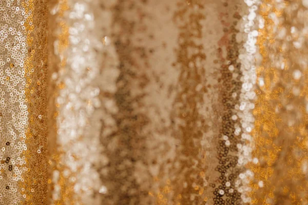 Golden Sequin Abstract Background Glitter Pattern — Stock Photo, Image