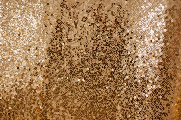 Lantejoula dourada Abstract Textile Glitter Background — Fotografia de Stock