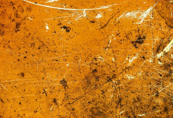 Fond Mur Rayé Texturé Orange Grunge — Photo