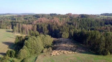 Sonbahar hava kırsal yayla manzara