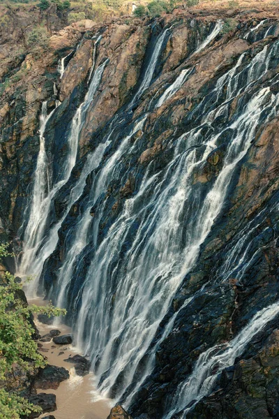 Kaunis Ruacana Falls Kunene Joella Pohjois Namibiassa Etelä Angolassa Afrikassa — kuvapankkivalokuva