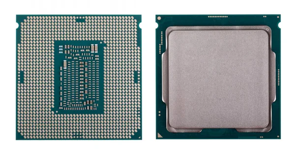 Modern Dator X86 Processor 9Th Generation Modern Centralenhet Cpu Isolerad — Stockfoto