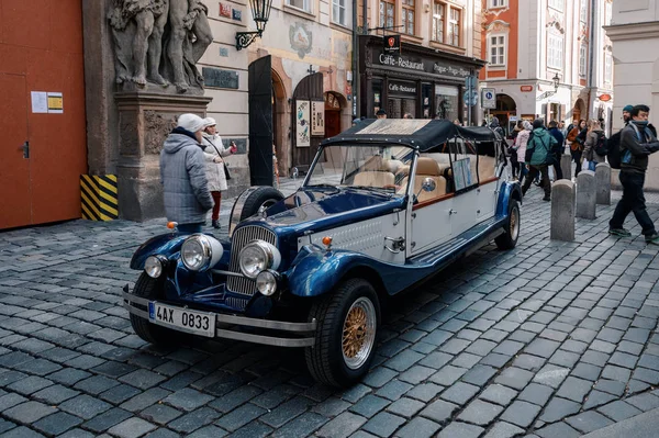 Prag Tschechische Republik Dezember 2018 Berühmtes Historisches Auto Praga Auf — Stockfoto