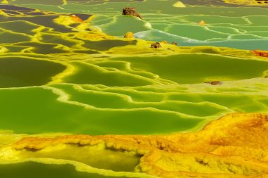 Dallol, Etiyopya. Danakil Depresyonu