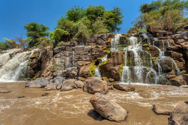 Wasserfall im überschwemmten Nationalpark — Stockfoto