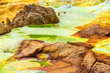 Dallol, Etiyopya. Danakil Depresyonu