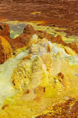 Dallol, Etiyopya. Danakil Depresyonu