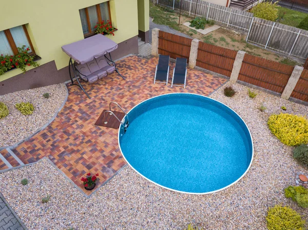 Small home swimming pool — Stock Photo, Image