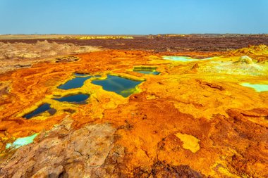 Dallol, Etiyopya. Danakil Depresyonu