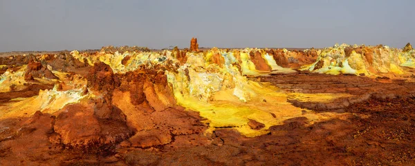 Dallol, Etiopia. Depresja Danakila — Zdjęcie stockowe