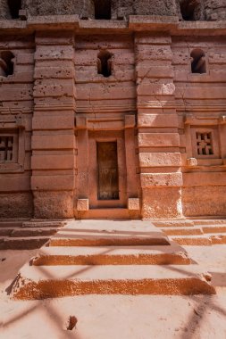 Biete Amanuel yeraltı Ortodoks monolit Lalibela, Etiyopya