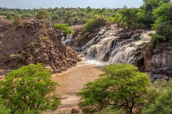 瀑布在阿瓦什国家公园，埃塞俄比亚 — 图库照片