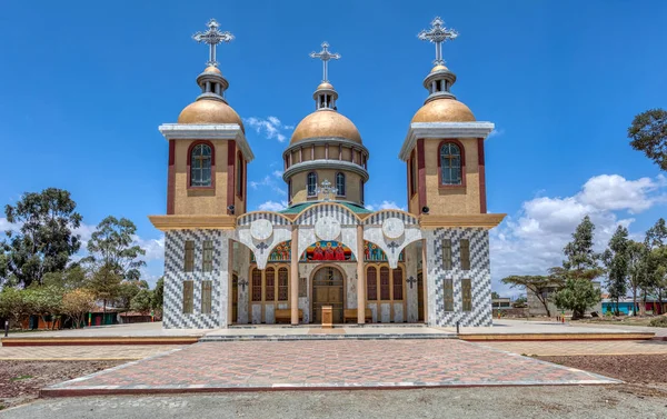 Ορθόδοξη εκκλησία St. Gebriel, Ασάσα, Αιθιοπία — Φωτογραφία Αρχείου