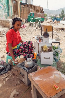 bunna kahve, Etiyopya hazırlayan güzel kadınlar