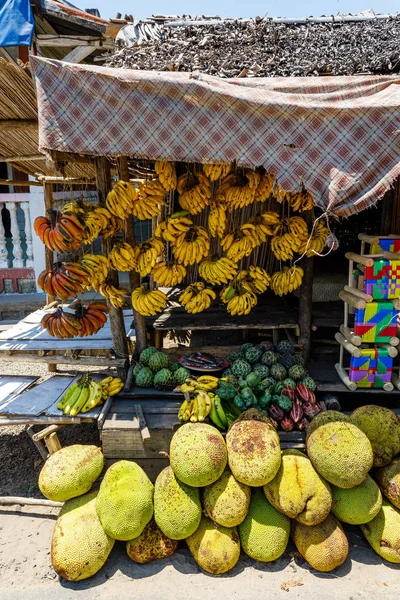 Fruit on the street marketplace, Madagascar — Stock Photo, Image