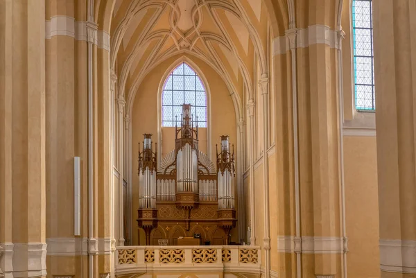 Interiér katedrály Kutna Hora. Česká republika — Stock fotografie
