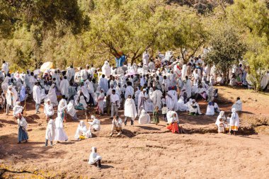 Ortodoks Hıristiyan Etiyopyalı inanan, Lalibela Etiyopya