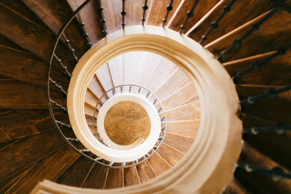 Spiral stairs like snail in Cathedral of the Assumption of Our Lady at Sedlec in Kutna Hora, Czech Republic