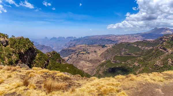 Vista Del Hermoso Paisaje Del Parque Nacional Las Montañas Semien — Foto de Stock