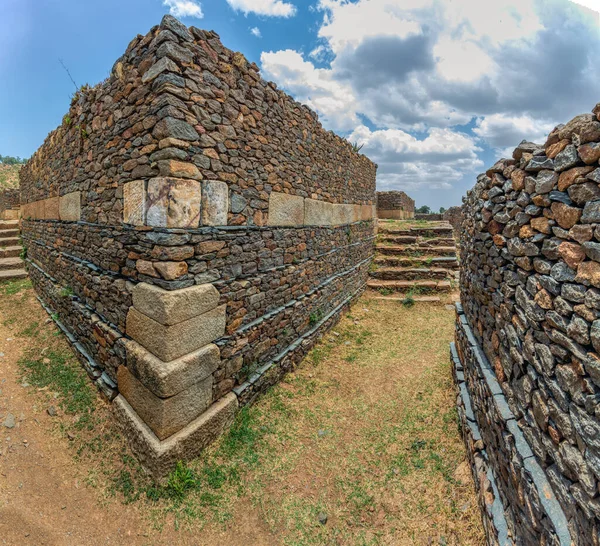 Dungur Dungur Addi Kilte Ruins Substantial Mansion Aksum Ethiopia Ruins — Stock Photo, Image