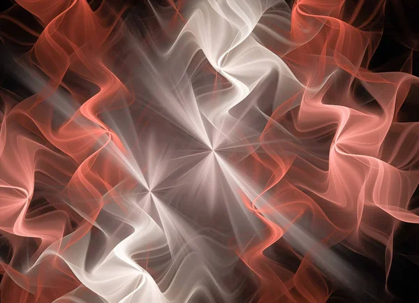 Abstraktní Fraktální Pozadí Čarami Geometrickými Tvary — Stock fotografie