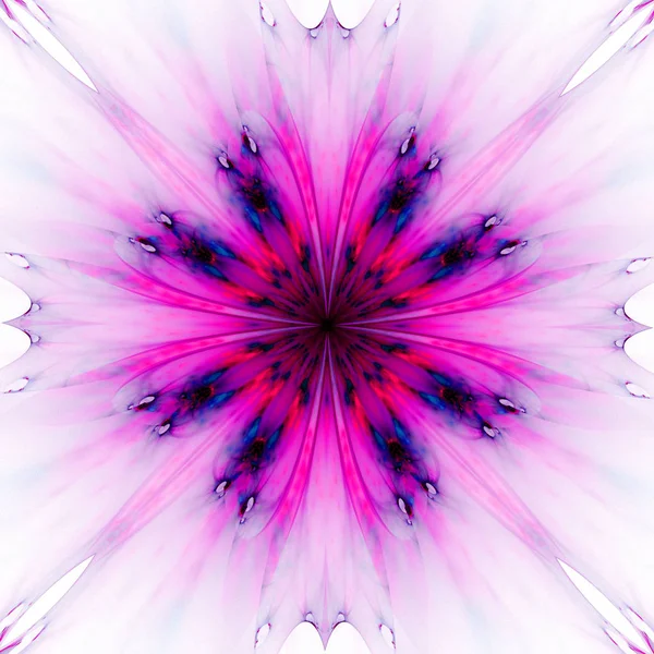 Rózsaszín Absztrakt Virágos Háttérkép Háttér Kaleidoszkóp — Stock Fotó