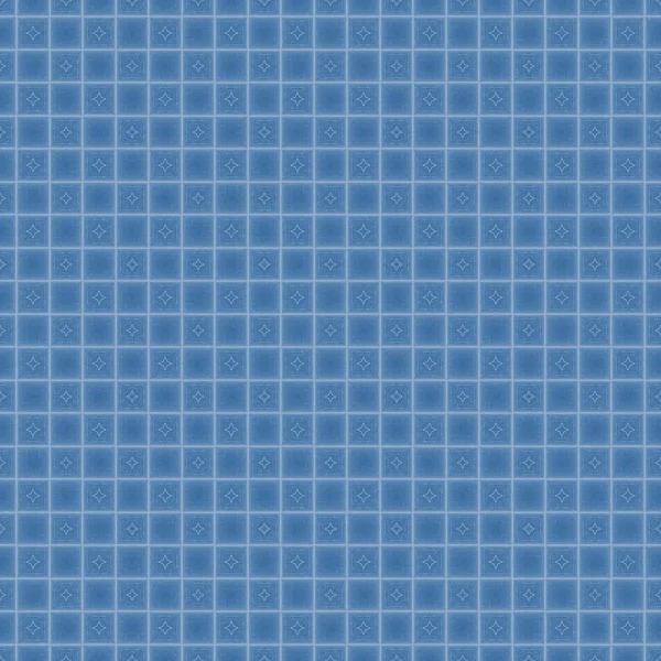 Azul Repetición Formas Patrón Sin Costura — Foto de Stock