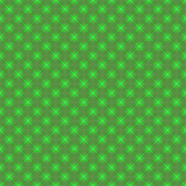 緑繰り返し図形のシームレス パターン — ストック写真