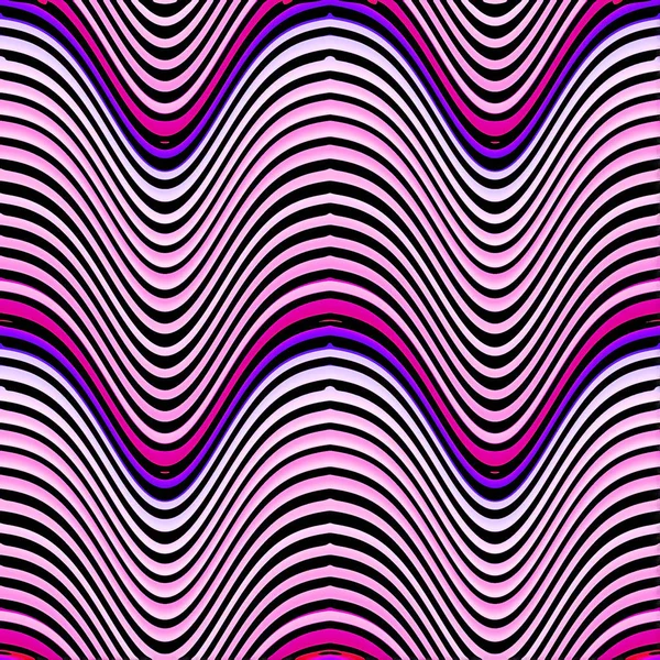 Seamless Vintage Waves Pattern — Stock Photo, Image