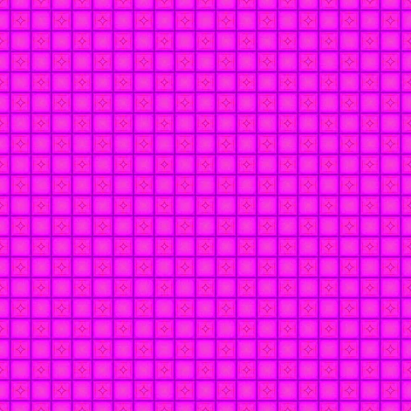 粉红色重复几何方块形状无缝图案 — 图库照片