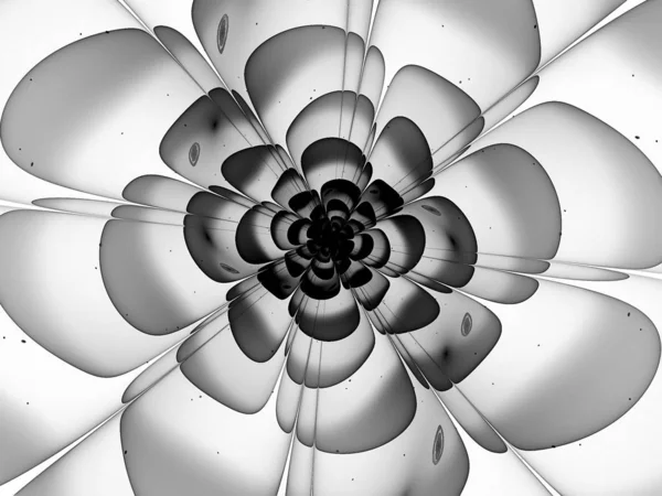 Abstracte Fractal Bloem Kleurrijke Achtergrond — Stockfoto