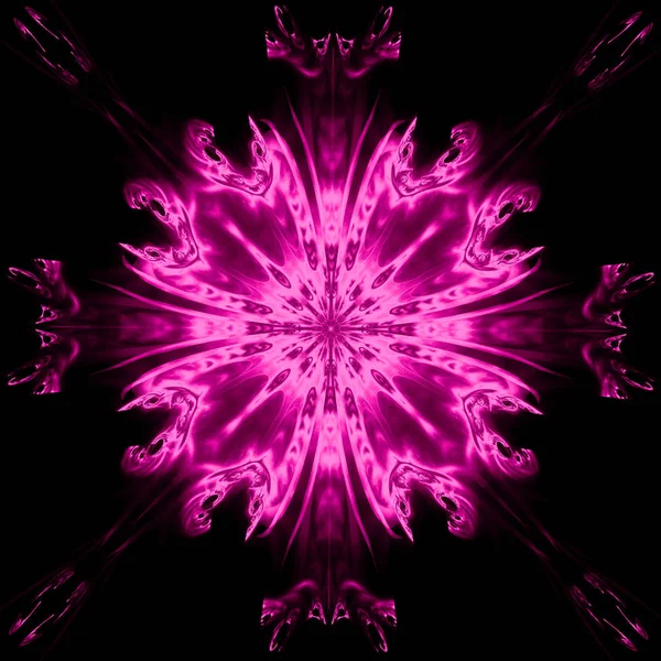 Ροζ Αφηρημένο Floral Ταπετσαρία Καλειδοσκόπιο Φόντο — Φωτογραφία Αρχείου
