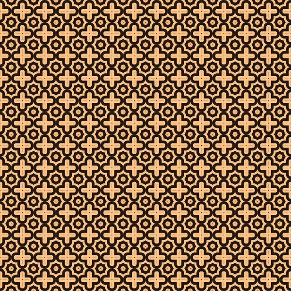 Braun Beige Abstrakte Muster Mit Geometrischen Ornamenten — Stockfoto
