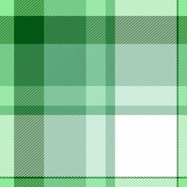 Green Plaid Material Background Full Frame — Stock Photo, Image