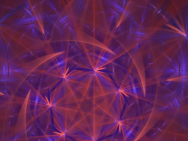 Abstract Paars Violet Behang Heldere Futuristische Golven — Stockfoto