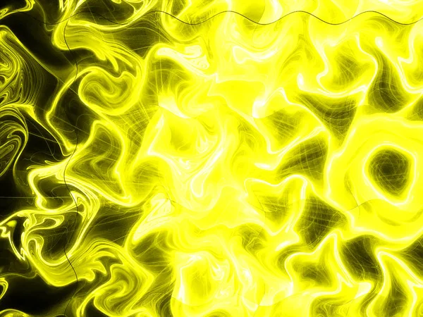 Футуристичні Жовті Абстрактні Шпалери — стокове фото