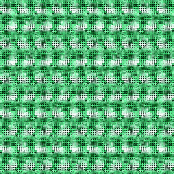 Verde Abstracto Patrón Puntos Mosaico Sin Costura — Foto de Stock