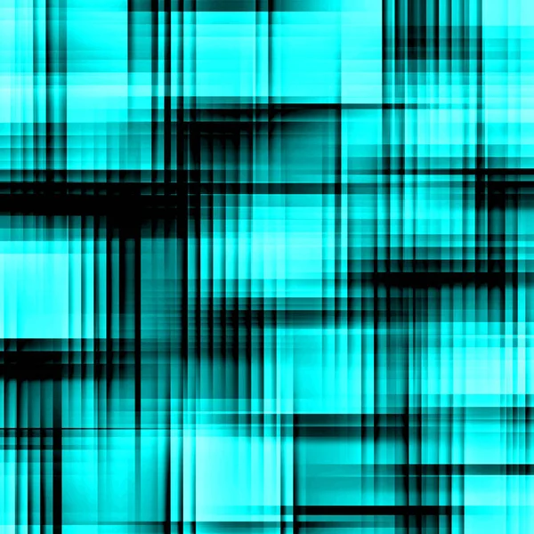 Turquoise Seamless Textile Pattern Plaid Material Fabric Background Full Frame — Stock Photo, Image