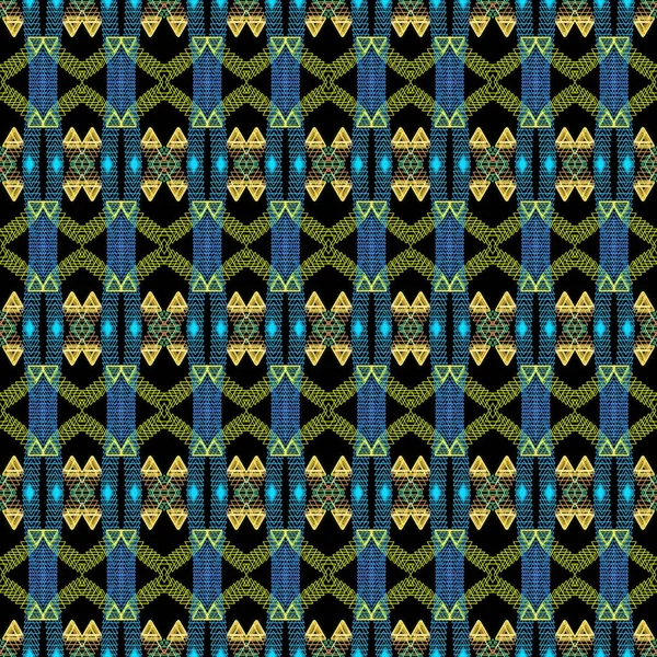 Indiase Decoratieve Etnische Textiel Patroon Achtergrond — Stockfoto