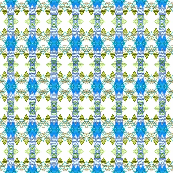 Fondo Azul Ornamental Patrón Textil Étnico —  Fotos de Stock