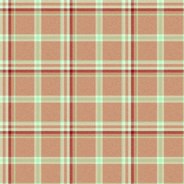 Brown Beige Seamless Plaid Pattern Squares Background Checkered Full Frame — Stock Photo, Image