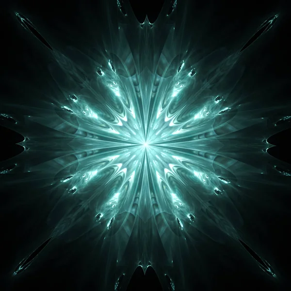 futuristic glowing abstract  flower background