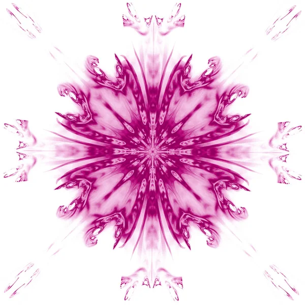 Pink Abstract Floral Wallpaper Kaleidoscope Background — Stock Photo, Image